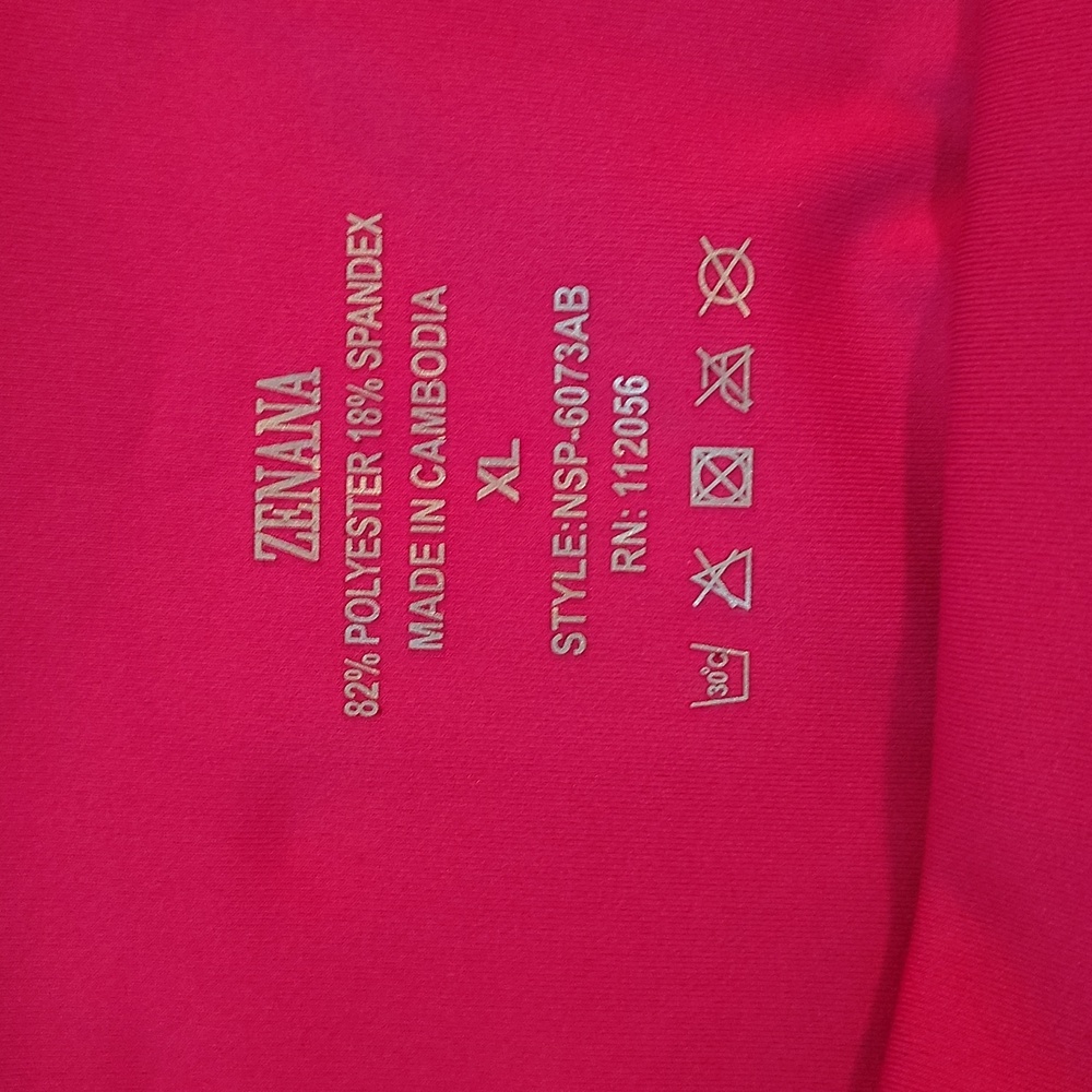 ZENANA WOMENS ATHLETIC SPORTSWEAR ACTIVEWEAR SHORTS/CYCLING SHORTS - Picture 8 of 10